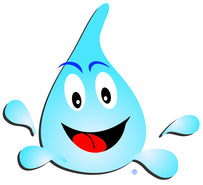 Der berühmte Kneipp-Tropfen, ein Tropfen mit freundlichem Gesicht