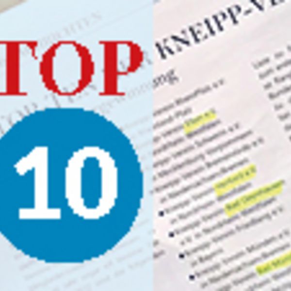 Top 10, 4 Vereine aus NRW dabei