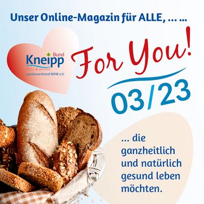 Illustration beziehungsweise Deckblatt des Online-Magazins Kneipp For You, dritte Ausgabe